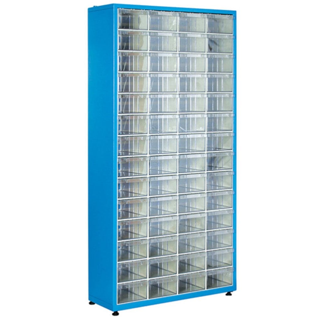 DP.205.100.09 Plastik Çekmeceli Sabit Metal Dolap