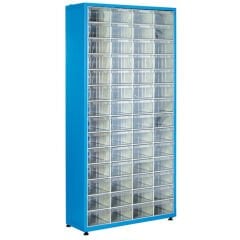 DP.205.100.09 Plastik Çekmeceli Sabit Metal Dolap