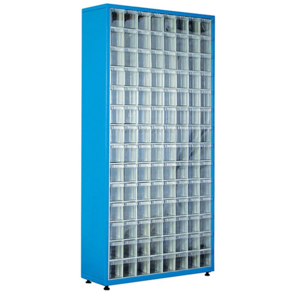 DP.205.100.10 Plastik Çekmeceli Sabit Metal Dolap