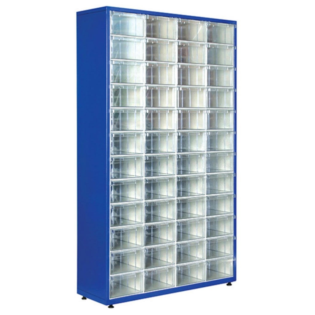 DP.205.100.11 Plastik Çekmeceli Sabit Metal Dolap