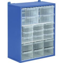 DP.205.100.16 Plastik Çekmeceli Sabit Metal Dolap