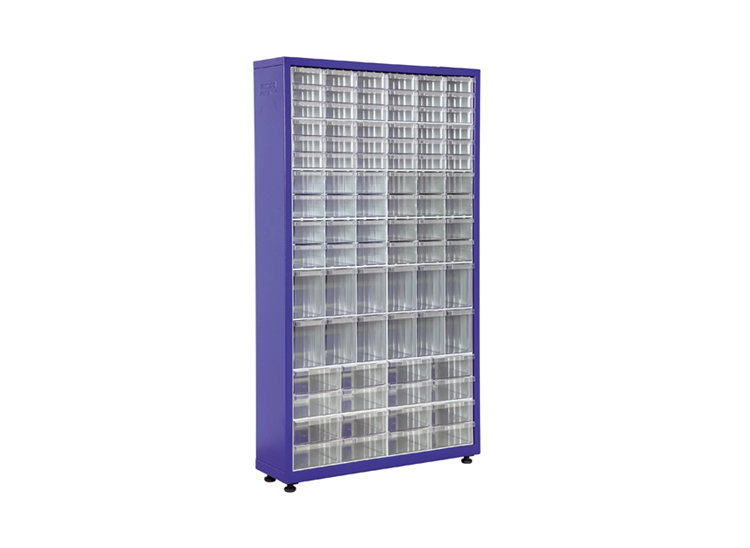 DP.205.100.17 Plastik Çekmeceli Sabit Metal Dolap