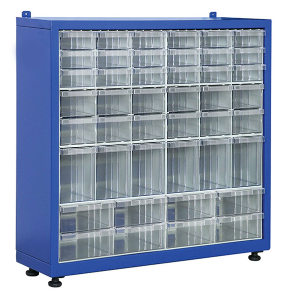 DP.205.100.19 Plastik Çekmeceli Sabit Metal Dolap