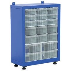 DP.205.100.20 Plastik Çekmeceli Sabit Metal Dolap