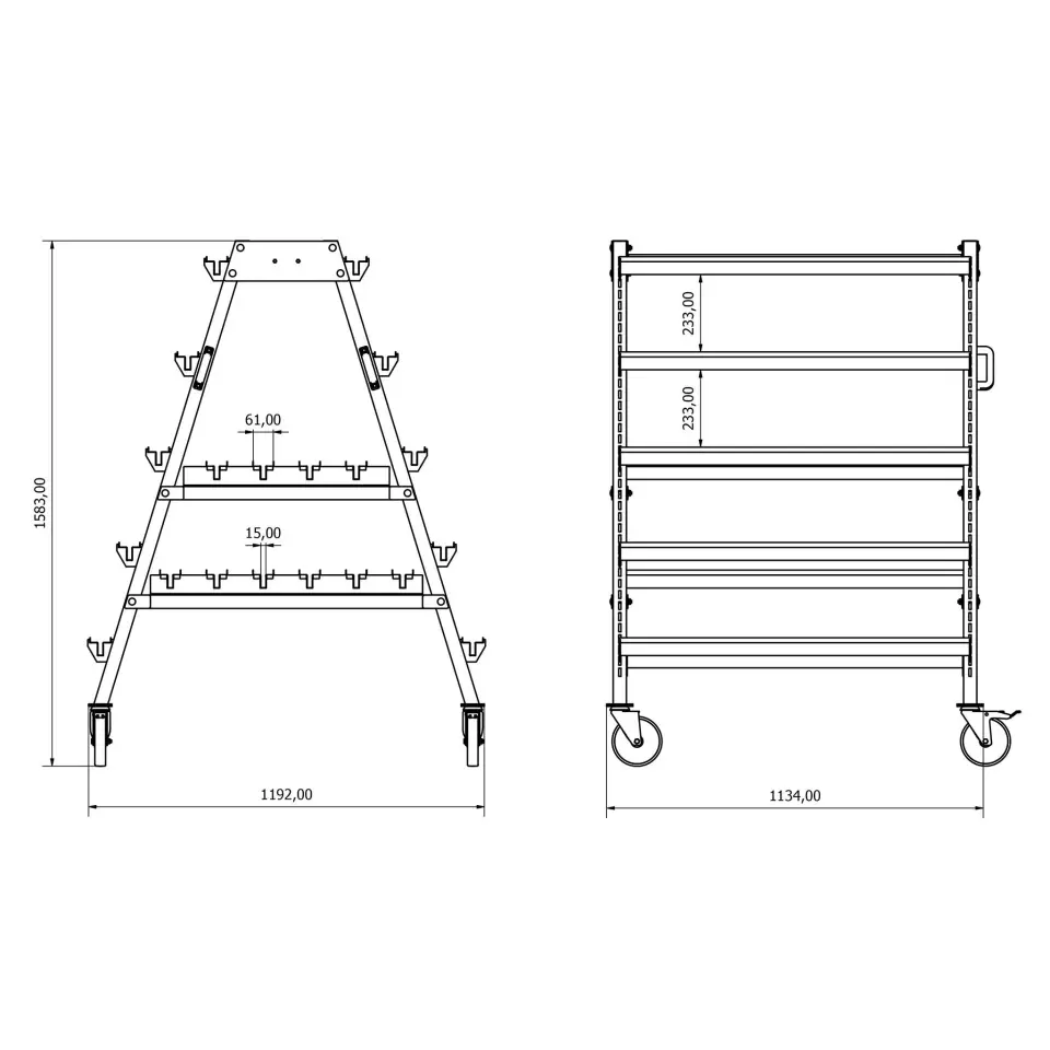 Kalıp Taşıma Arabası TSA-003