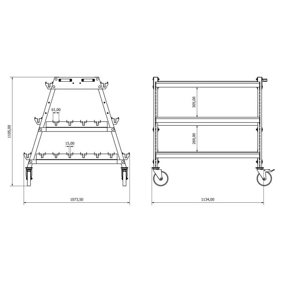 Kalıp Taşıma Arabası TSA-002