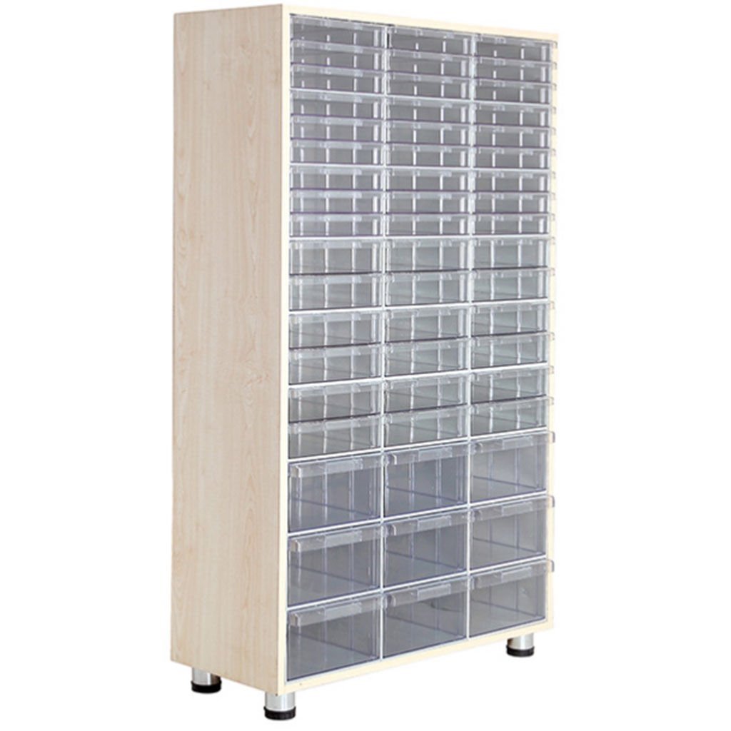 DP.205.100.09 Plastik Çekmeceli Sabit Ahşap Dolap