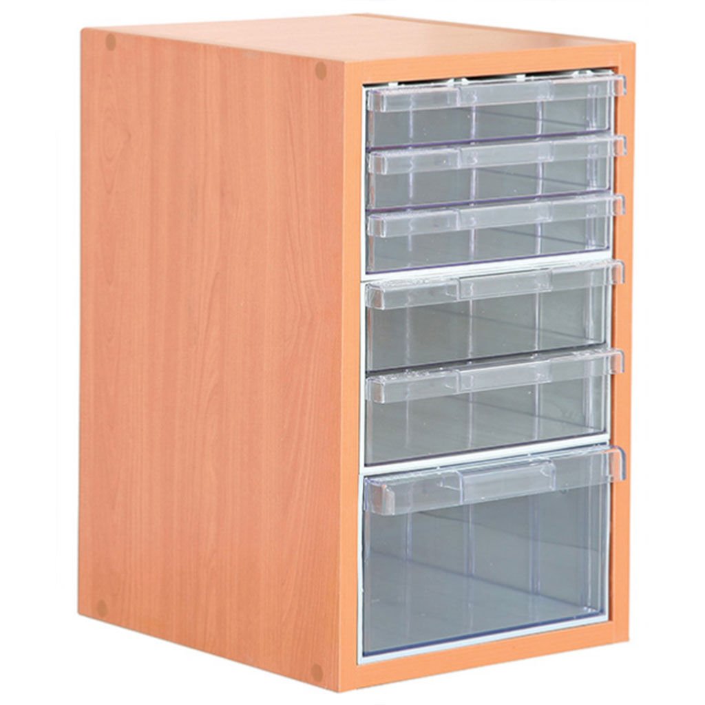 DP.205.100.11 Plastik Çekmeceli Sabit Ahşap Dolap