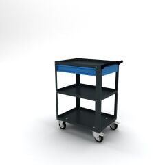 DP.100.100.02 4 Tekerlekli Çekmeceli Taşıma Arabası