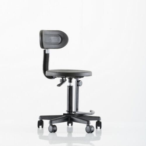 D.115.100.05 Endüstriyel Çalışma Taburesi (Yarım Çember + Sırtlık)