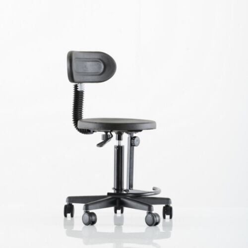 Endüstriyel Çalışma Taburesi (Yarım Çember + Sırtlık) ES-05
