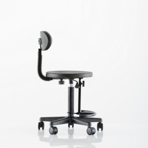 Endüstriyel Çalışma Taburesi (Yarım Çember + Sırtlık) ES-05