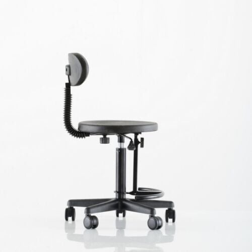 Endüstriyel Çalışma Taburesi (Yarım Çember + Sırtlık) ES-05