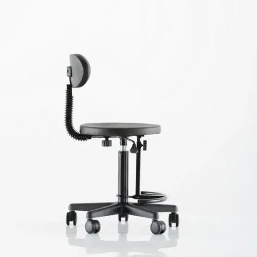 Endüstriyel Çalışma Taburesi (Yarım Çember + Sırtlık) ES-05