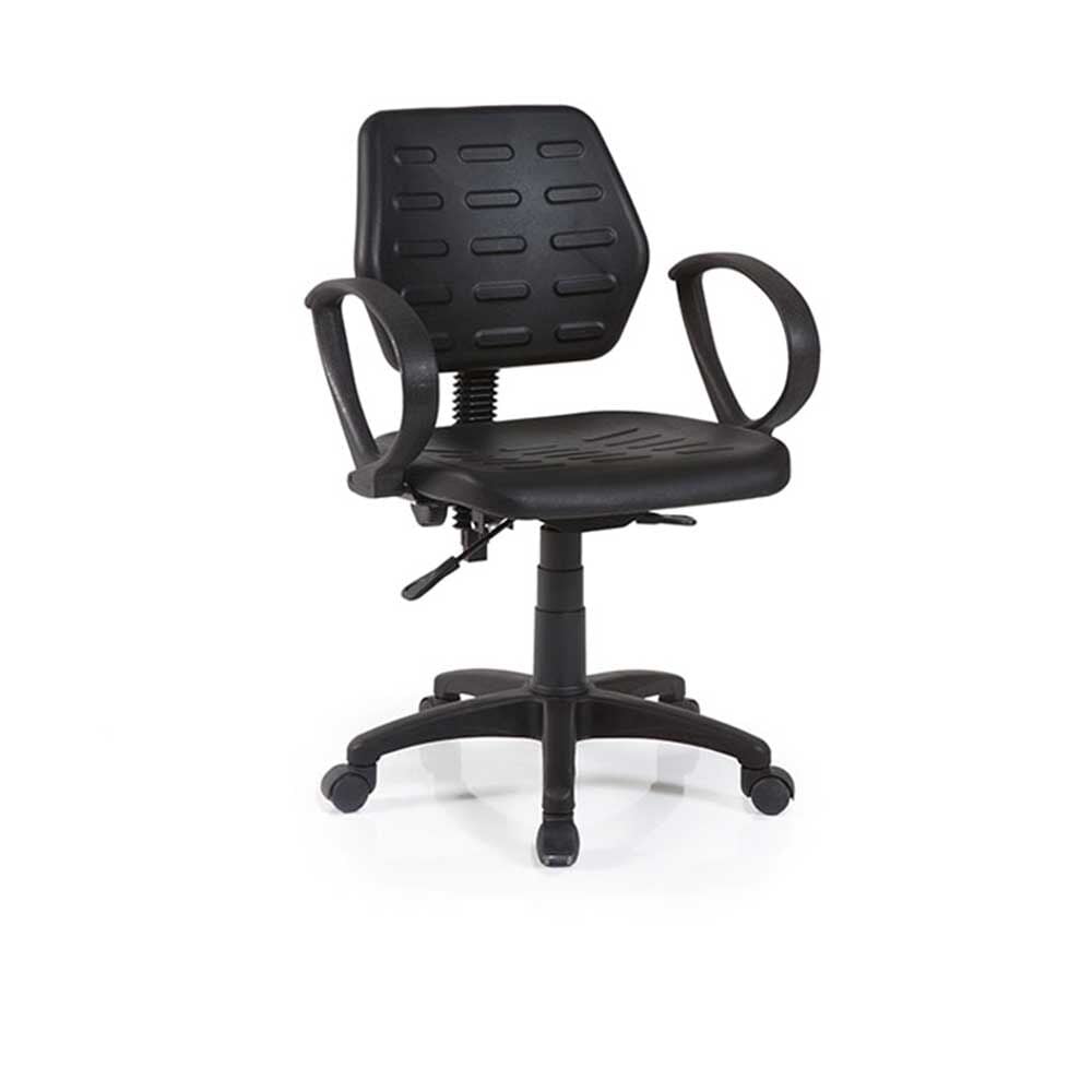 Endüstriyel Ergonomik Çalışma Taburesi (Kol Dayama + Sırtlık) ES-08