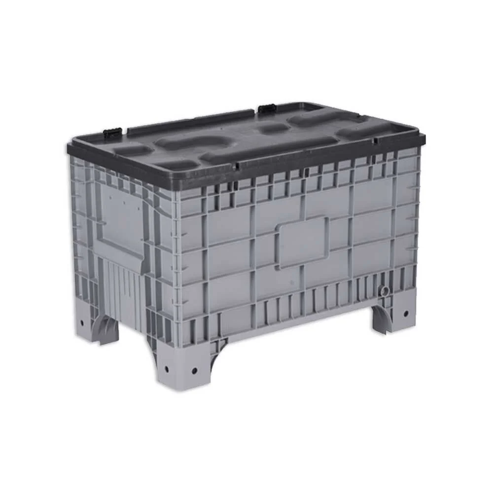 Kapalı Tip Plastik Konteyner Kasa (Menteşe Kapaklı) PK-103