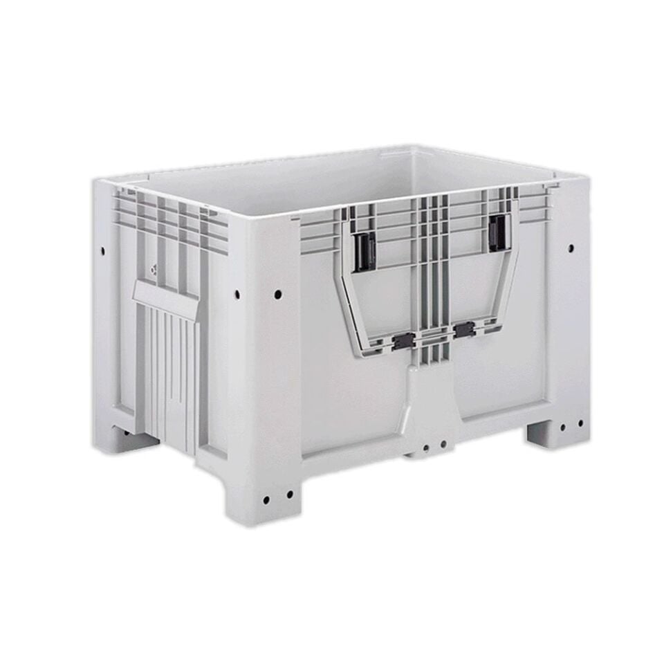 DP.210.100.05 Kapalı Tip Plastik Konteyner Kasa (Önden Açılır Kapaklı)